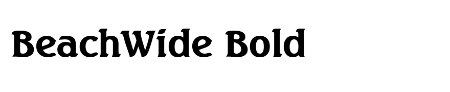 BeachWide Bold