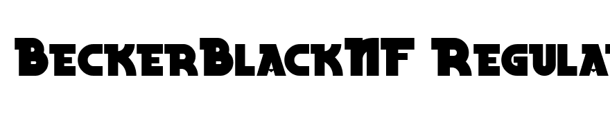 BeckerBlackNF Regular