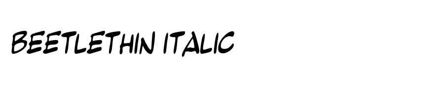BeetleThin Italic