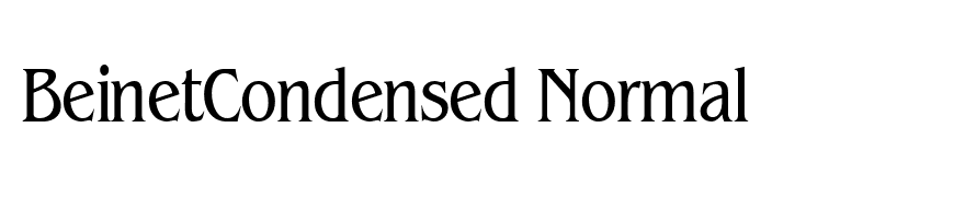 BeinetCondensed Normal