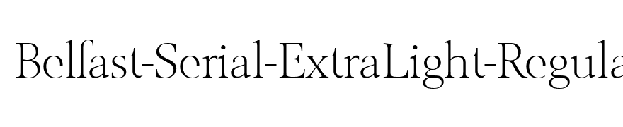 Belfast-Serial-ExtraLight-Regular