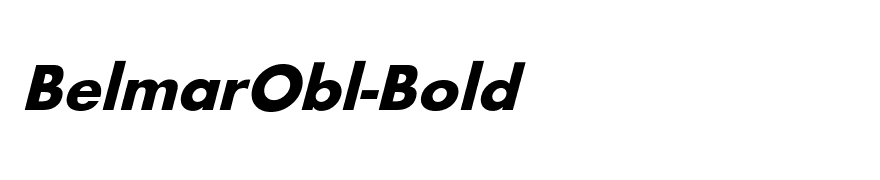 BelmarObl-Bold