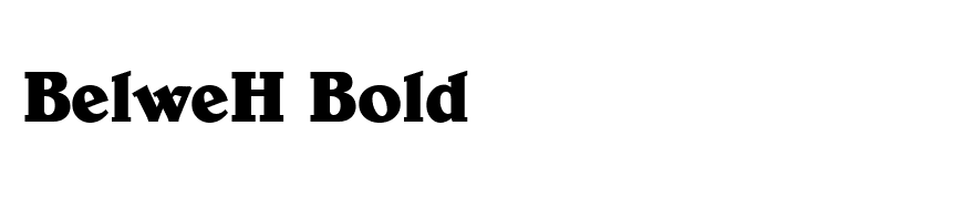 BelweH Bold