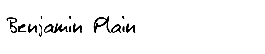 Benjamin Plain