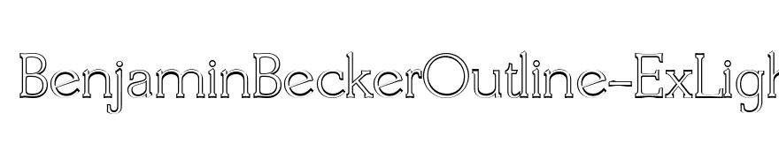 BenjaminBeckerOutline-ExLight