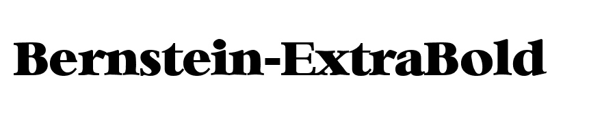 Bernstein-ExtraBold