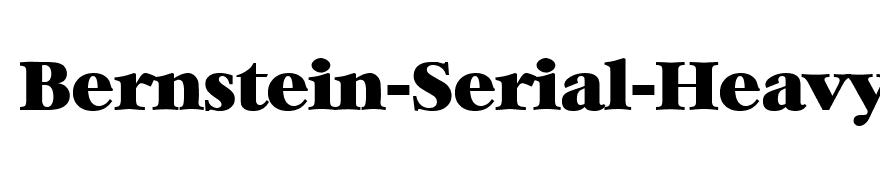 Bernstein-Serial-Heavy-Regular