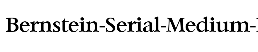 Bernstein-Serial-Medium-Regular