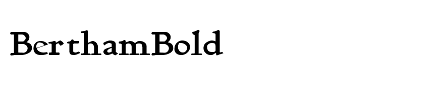 BerthamBold