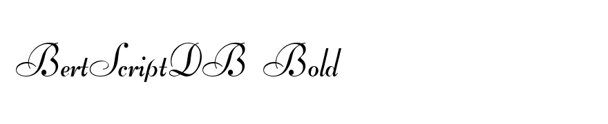BertScriptDB Bold