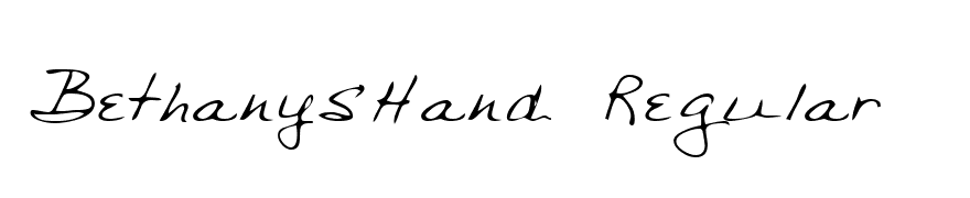 BethanysHand Regular