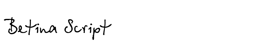 Betina Script