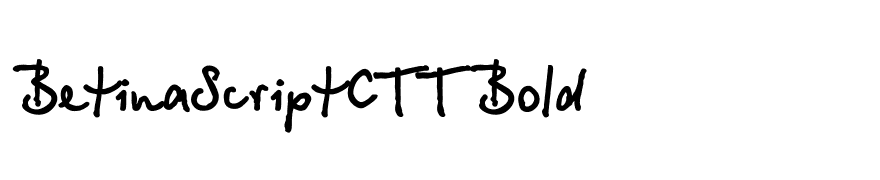 BetinaScriptCTT Bold