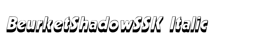 BeurketShadowSSK Italic