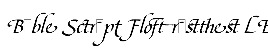 Bible Script Flourishes LET Plain1.0