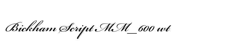 Bickham Script MM_600 wt