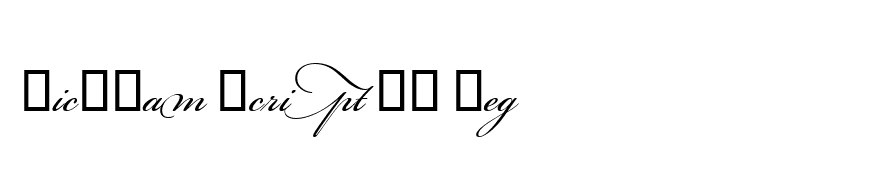 Bickham Script MM Beg