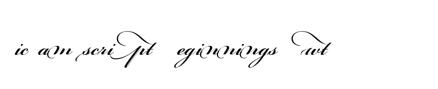 Bickham Script MM Beginnings_600 wt