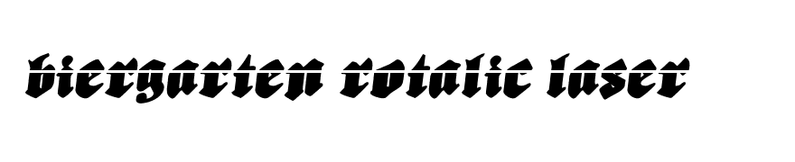 Biergarten Rotalic Laser