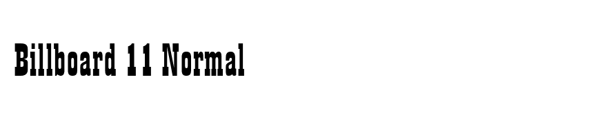 Billboard 11 Normal