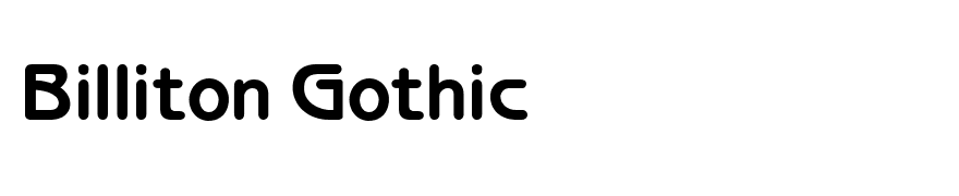 Billiton Gothic