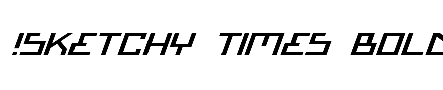 Bionic Type Expanded Italic
