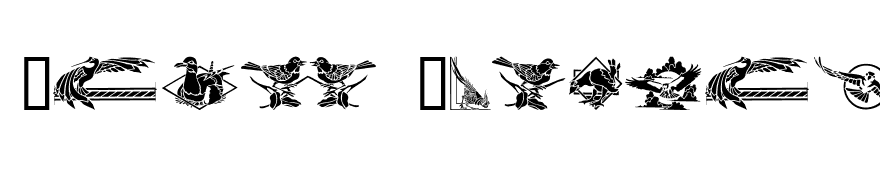 Bird Stencil Design II