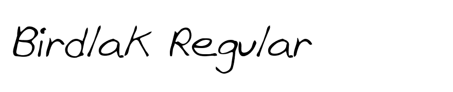 Birdlak Regular