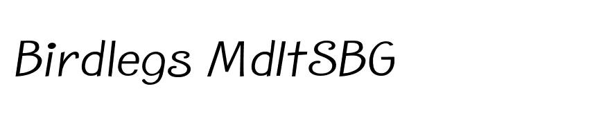 Birdlegs MdItSBG