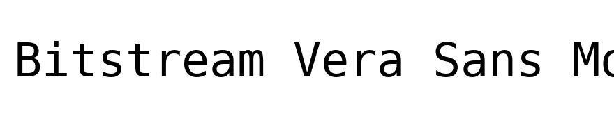 Bitstream Vera Sans Mono