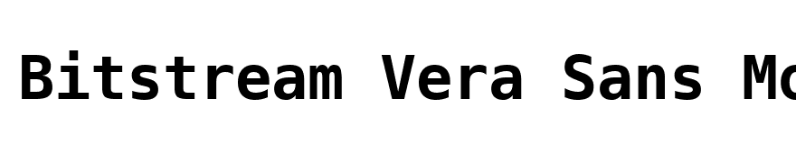 Bitstream Vera Sans Mono Bold