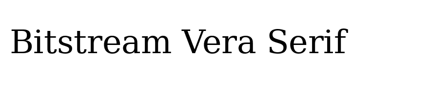 Bitstream Vera Serif