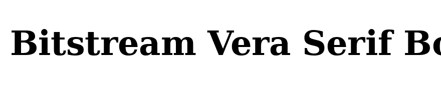 Bitstream Vera Serif Bold