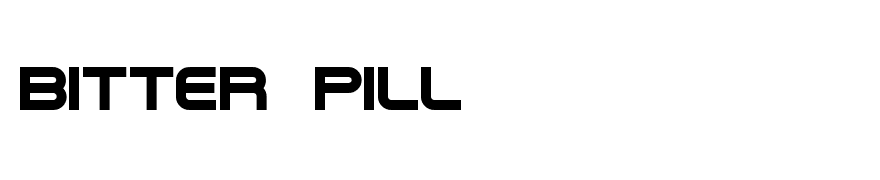 bitter pill