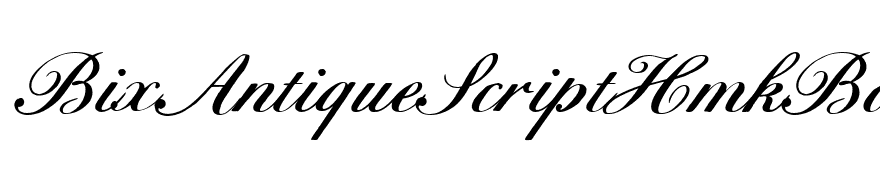 BixAntiqueScriptHmkBold