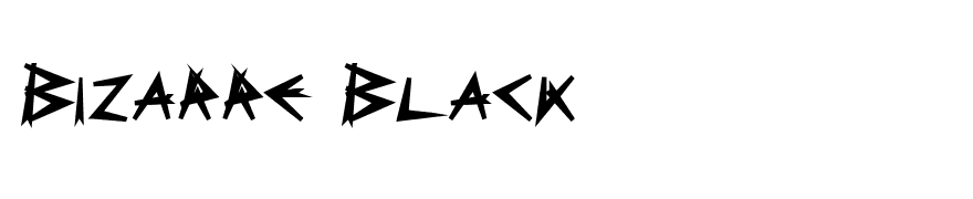 Bizarre Black