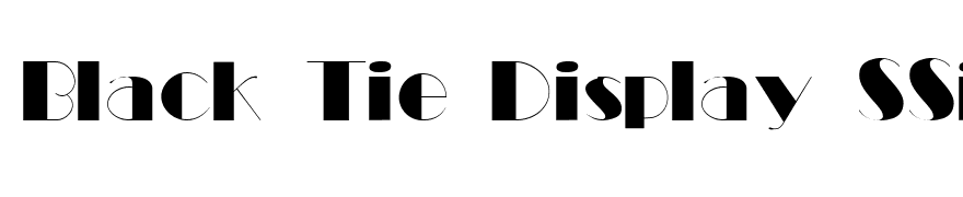 Black Tie Display SSi