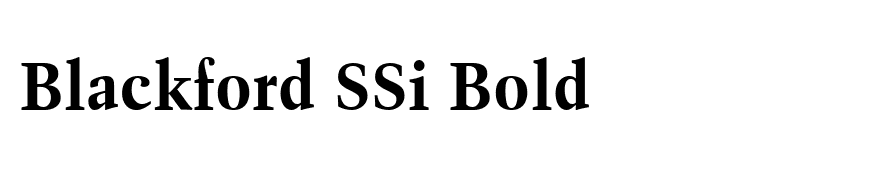 Blackford SSi Bold