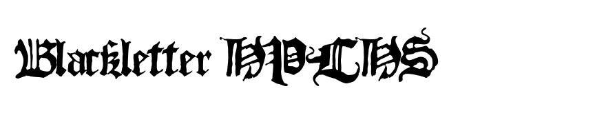 Blackletter HPLHS