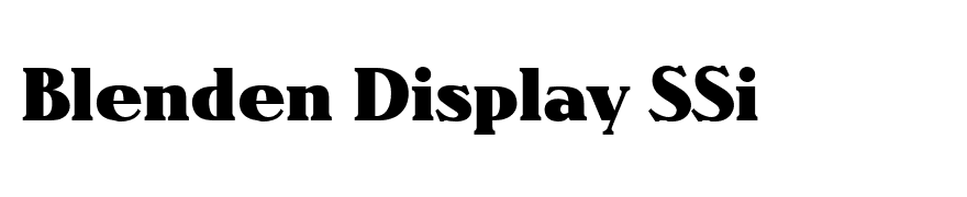 Blenden Display SSi