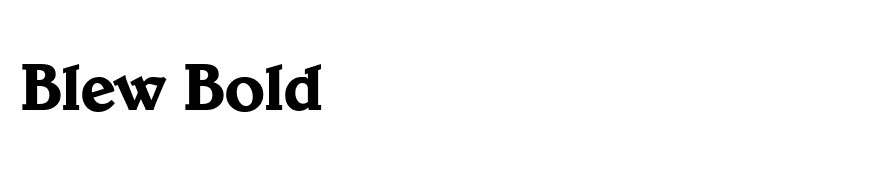 Blew Bold