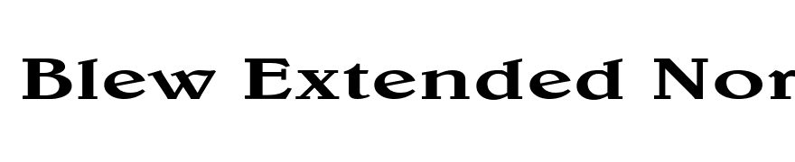 Blew Extended Normal