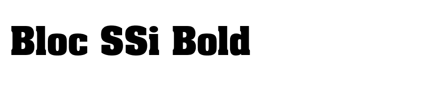 Bloc SSi Bold