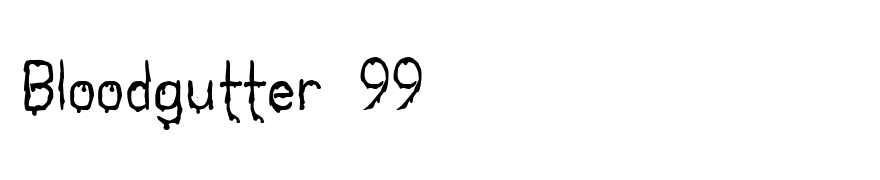Bloodgutter 99