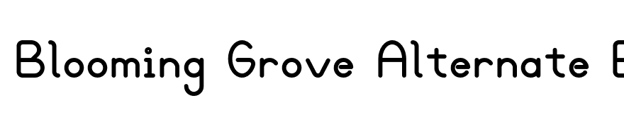 Blooming Grove Alternate Bold OTF
