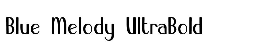 Blue Melody UltraBold