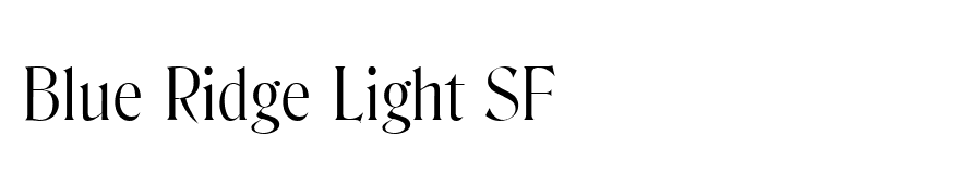 Blue Ridge Light SF