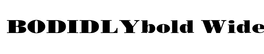 BODIDLYbold Wide