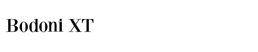 Bodoni XT