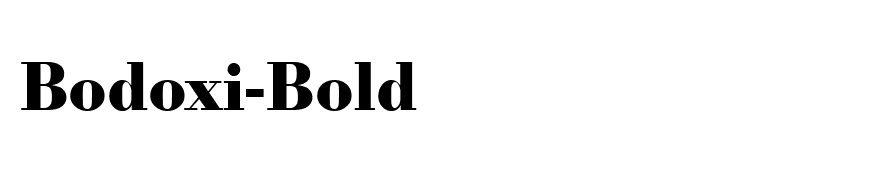 Bodoxi-Bold